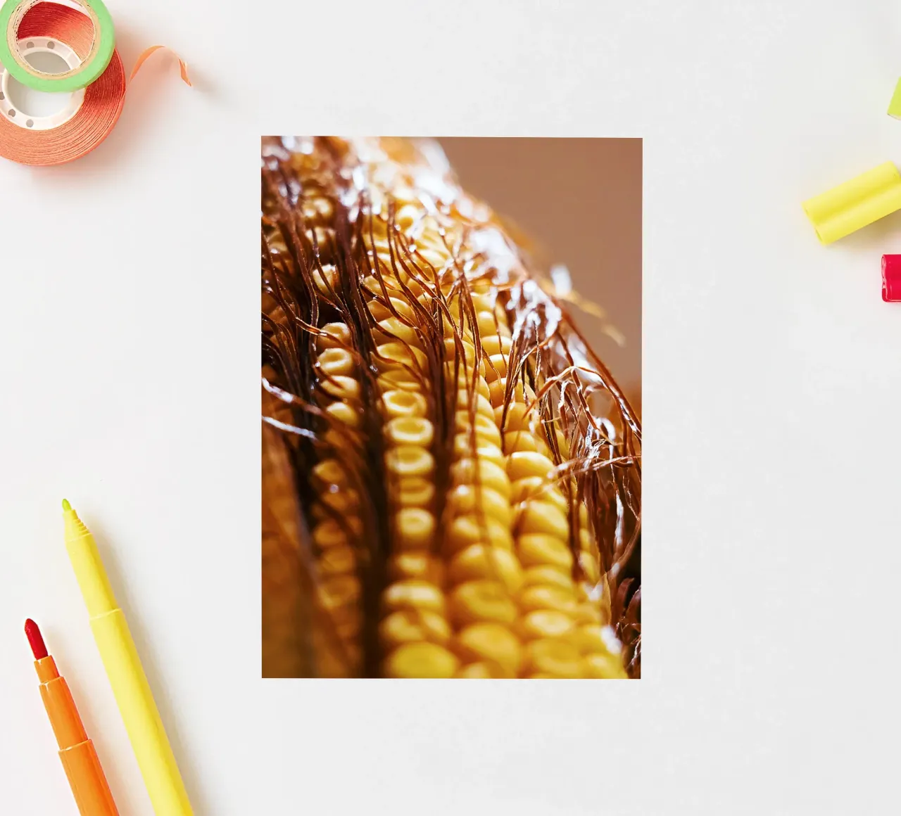 Maïskolf II - Kunstdruk sticker van jay