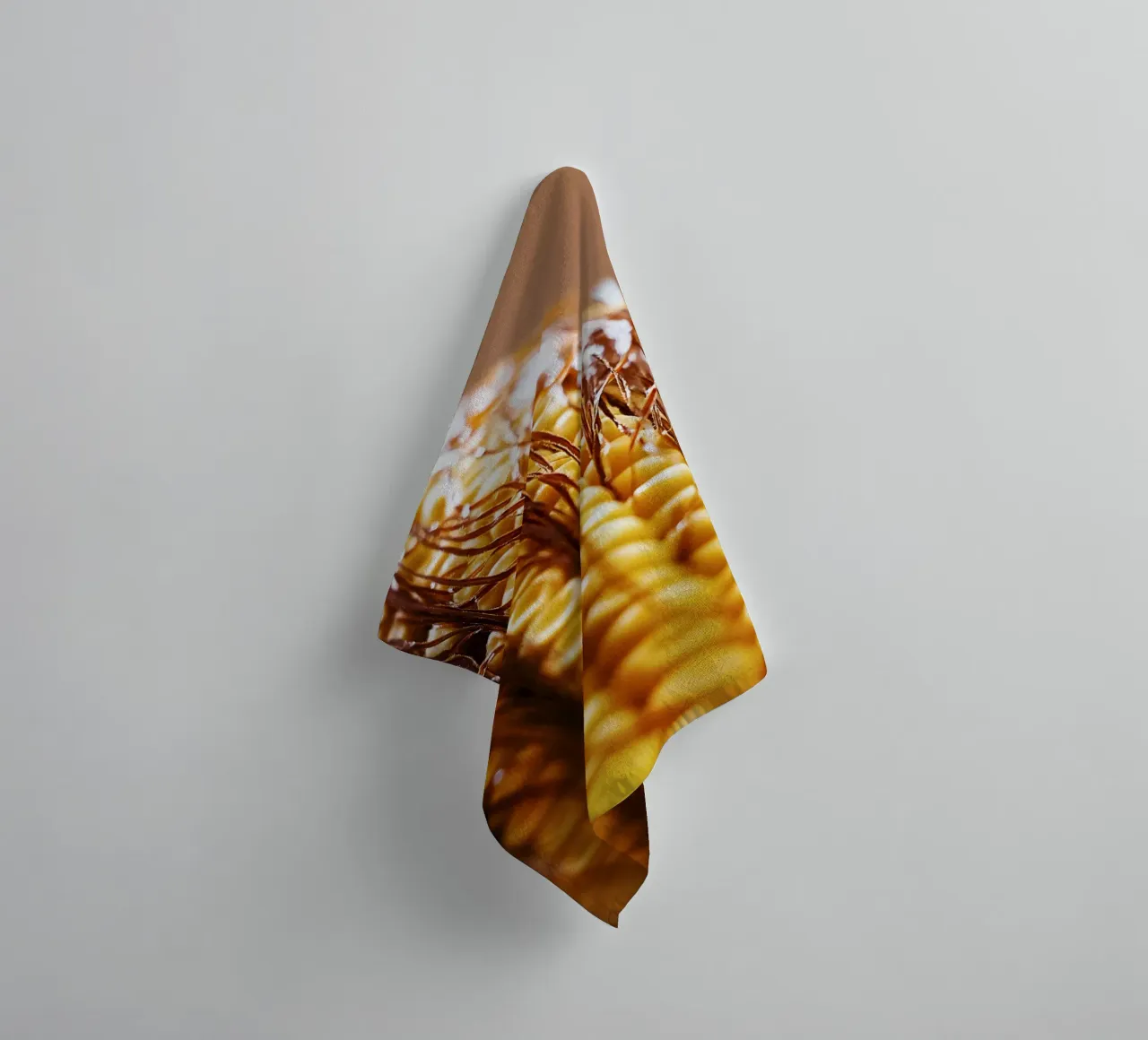 Maïskolf II - Kunstdruk badhanddoek van jay