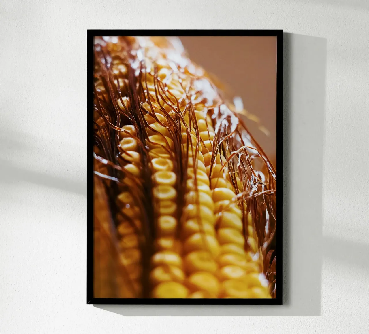 Pannocchia di mais II - Stampa fine art poster con telaio in alluminio da jay