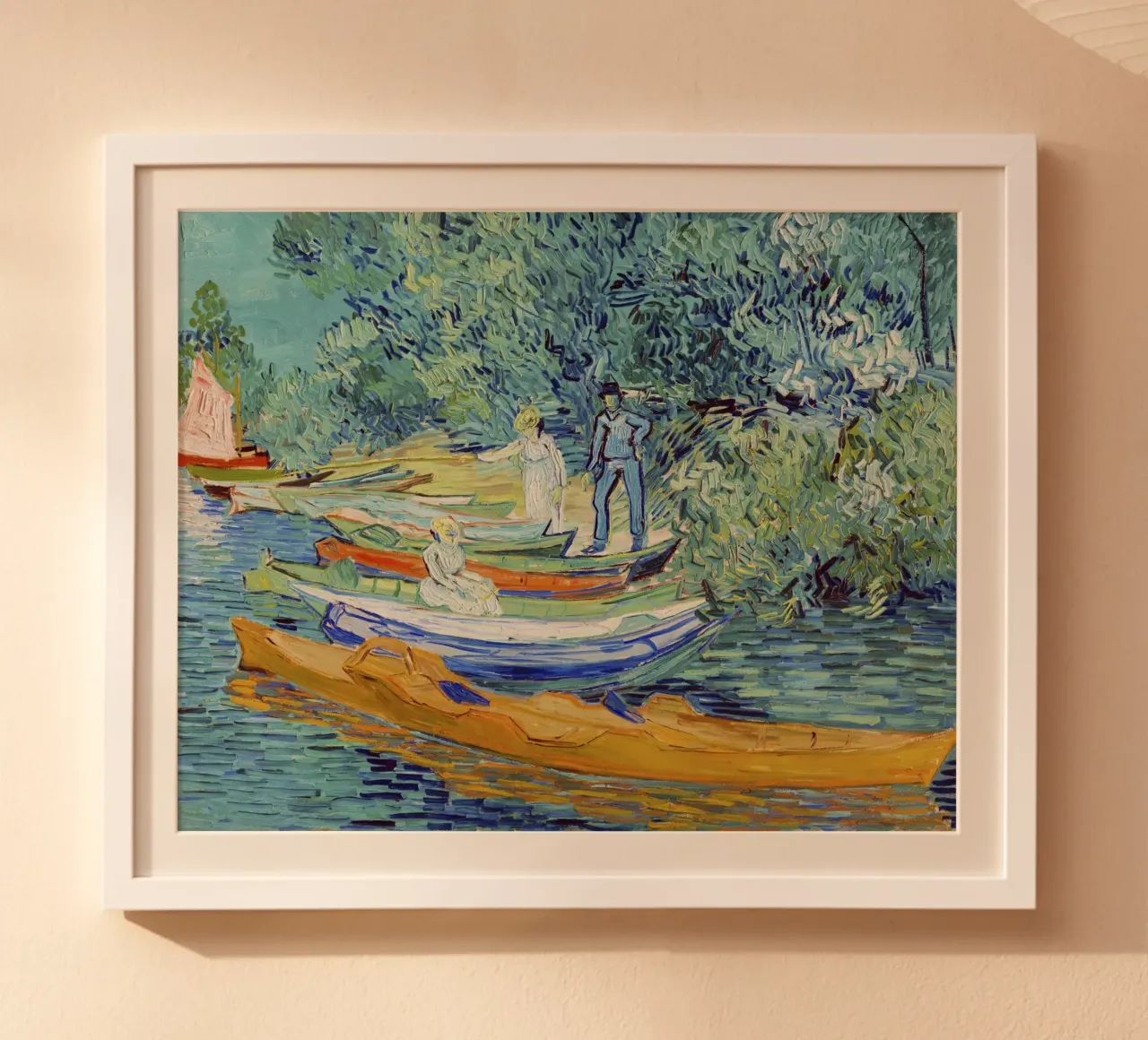 Banca dell'Oise ad Auvers (1890) - Vincent van Gogh poster da Venus Art