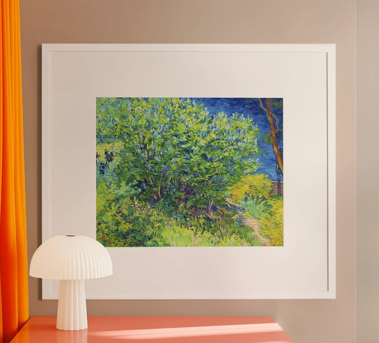 Cespuglio di lillà (1889) - Vincent van Gogh poster da Venus Art