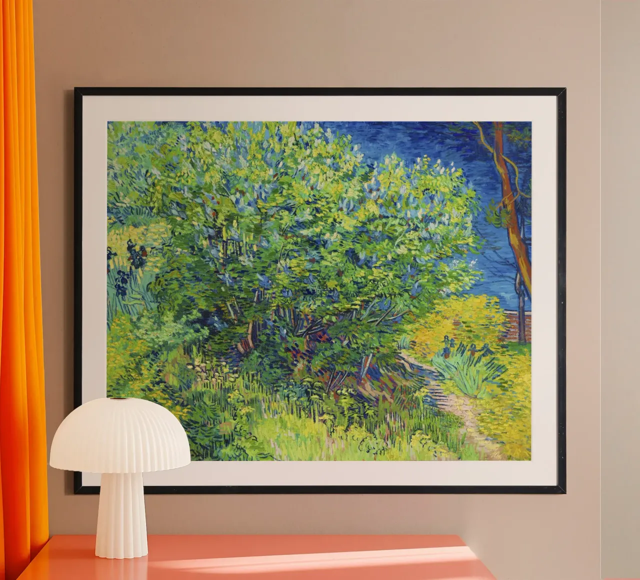 Cespuglio di lillà (1889) - Vincent van Gogh poster da Venus Art