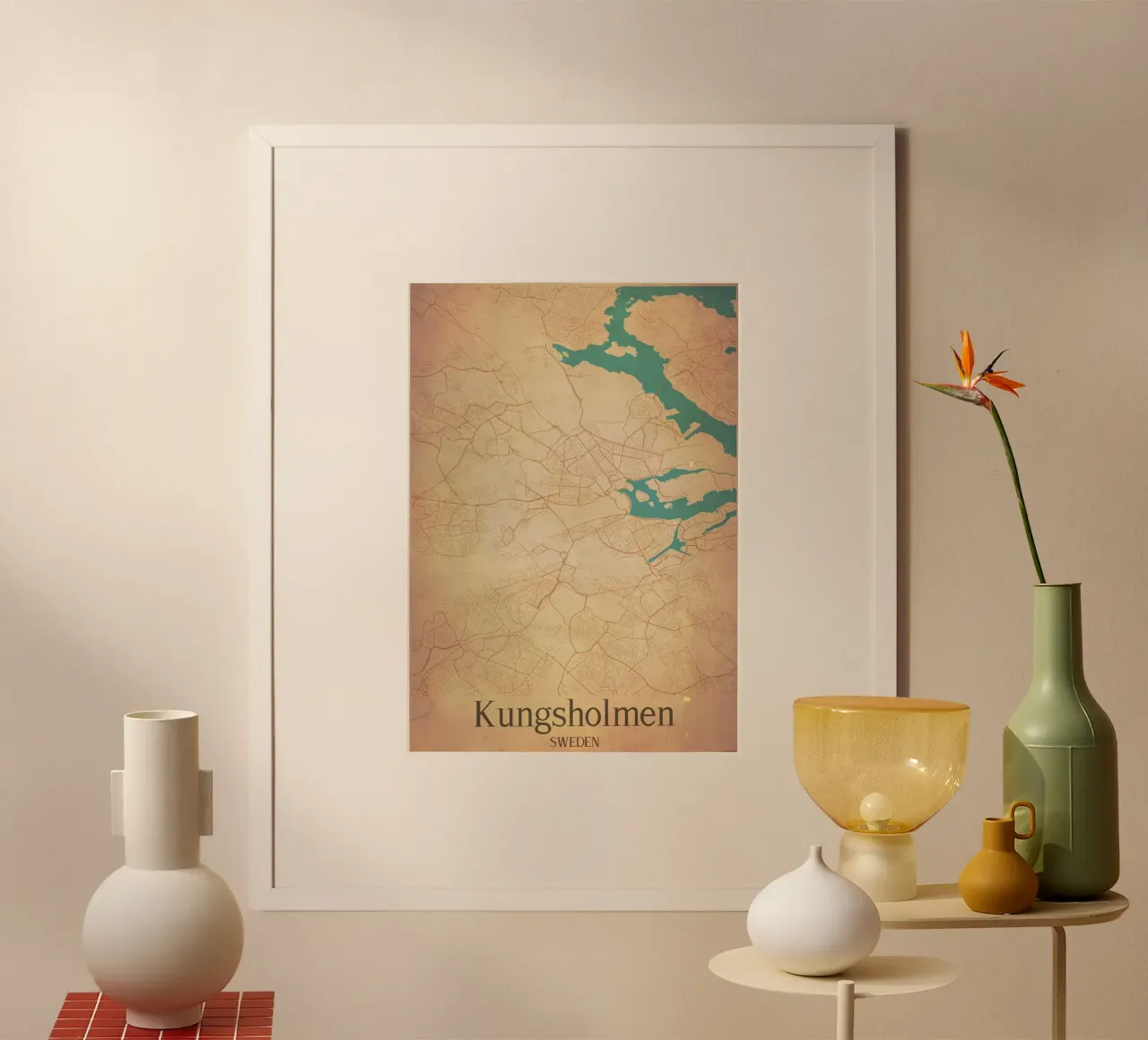 Kungsholmen SWEDEN poster da WorldPrint