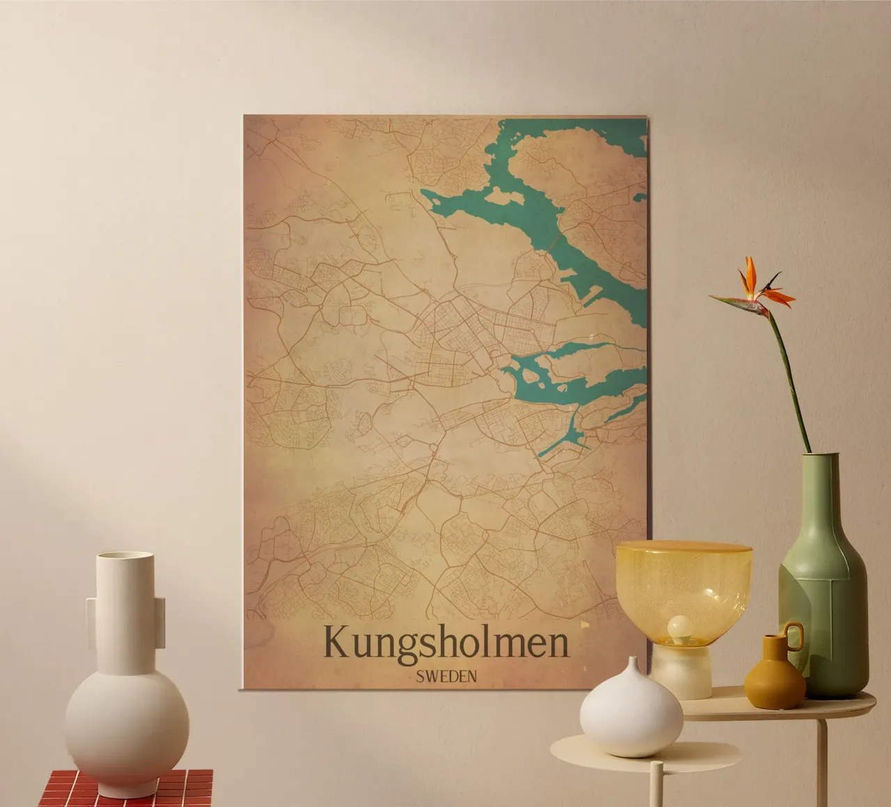 Kungsholmen SWEDEN poster da WorldPrint
