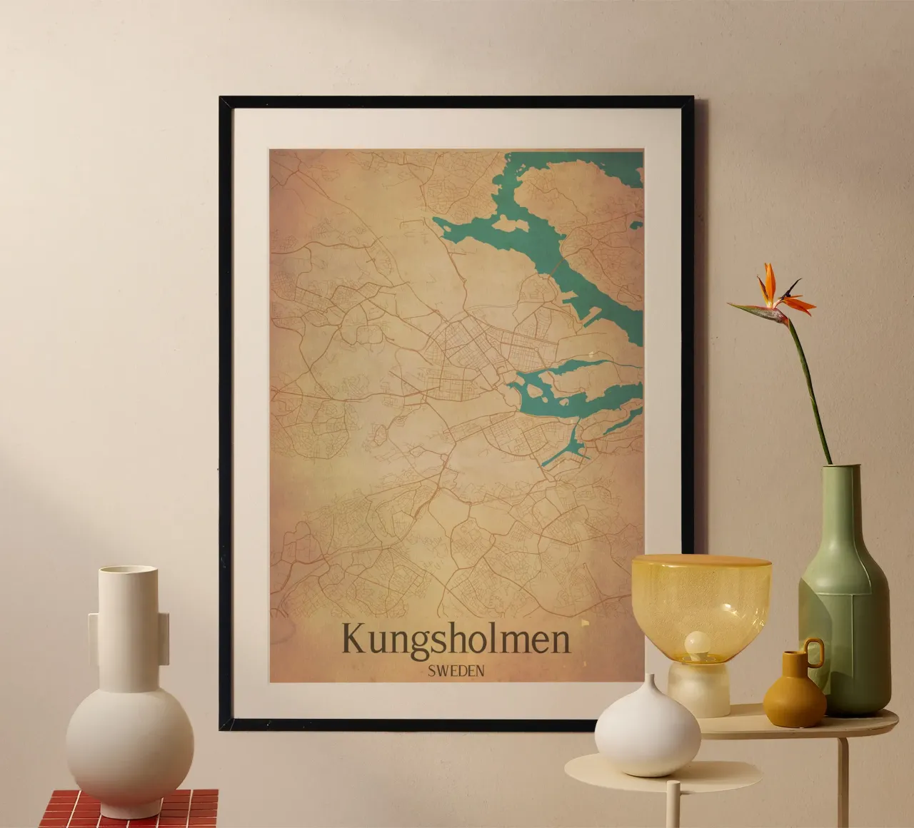 Kungsholmen SWEDEN poster da WorldPrint