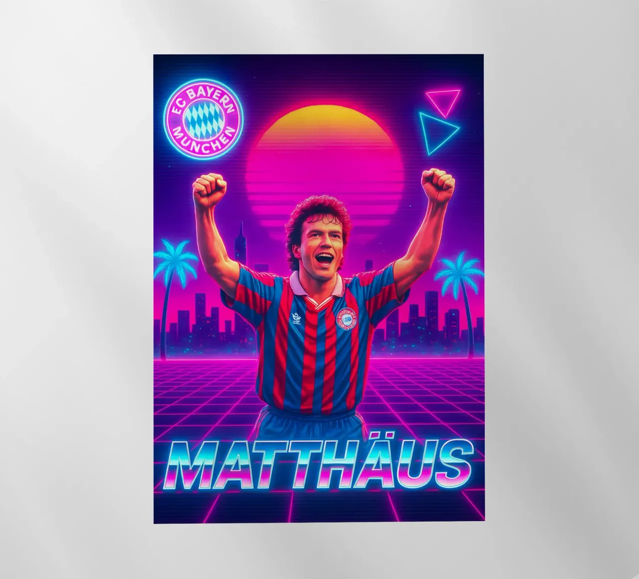 Lothar Matthäus pellicola backlit da Cyberpunk Canvas