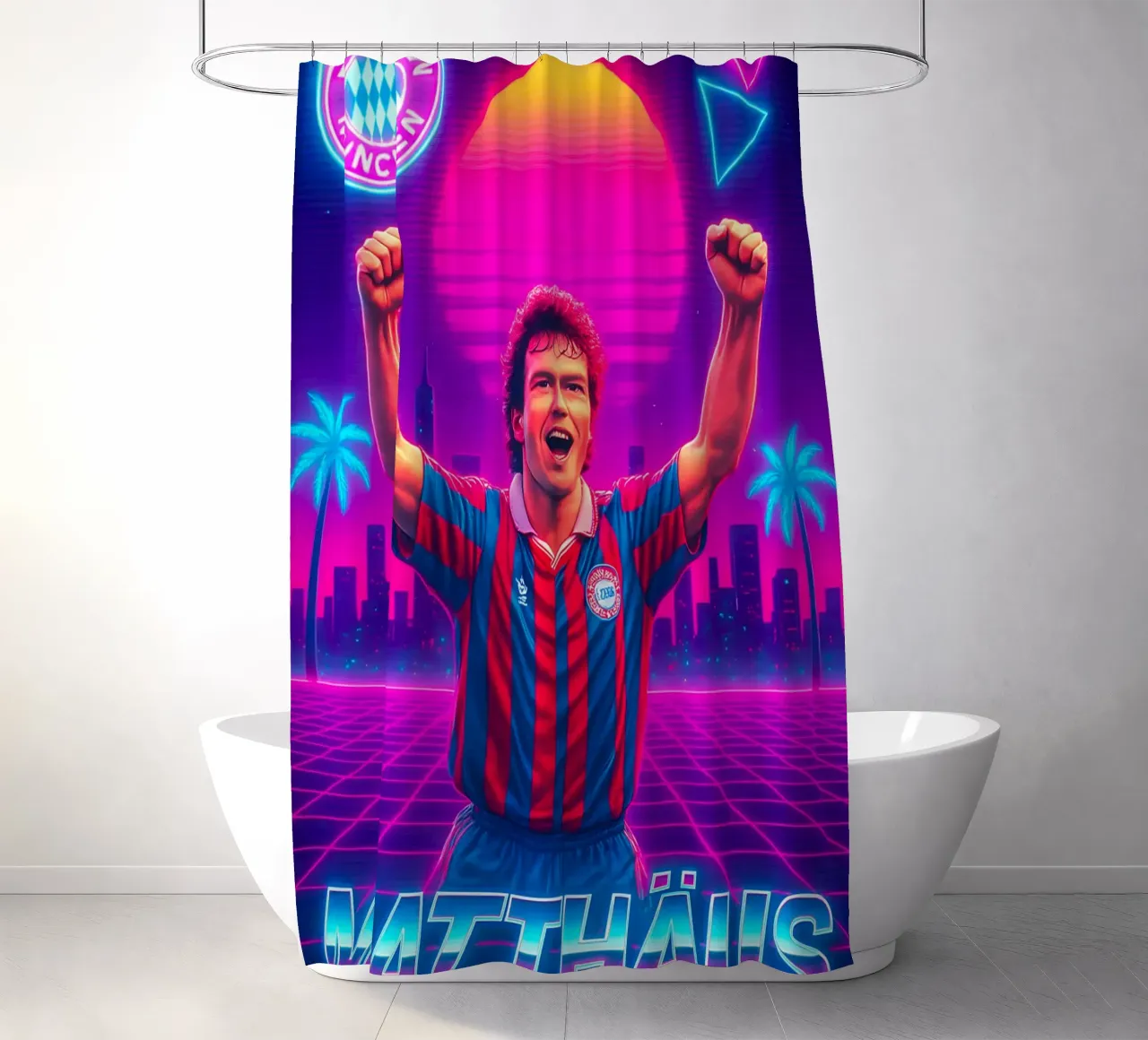 Lothar Matthäus tenda da doccia da Cyberpunk Canvas