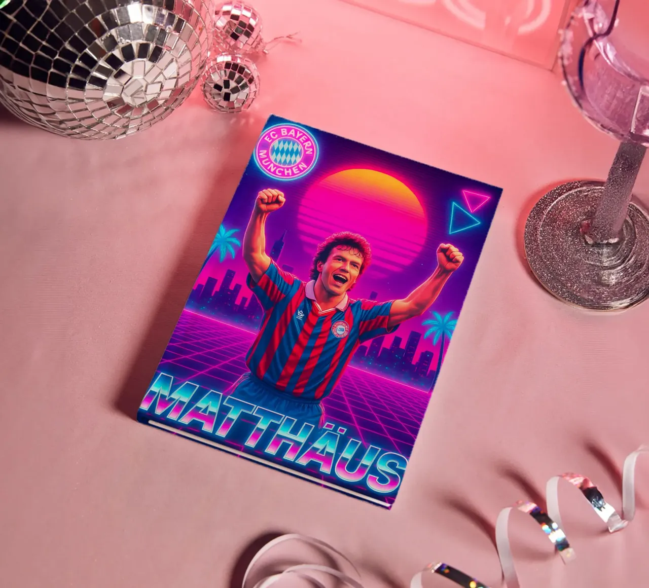 Lothar Matthäus notebook by Cyberpunk Canvas