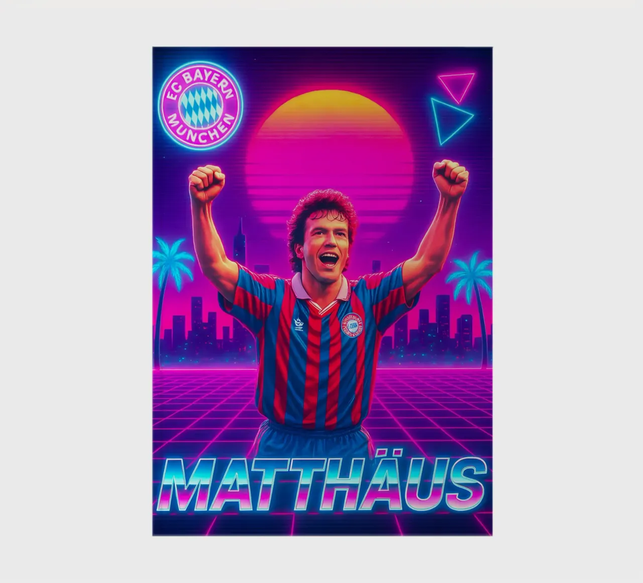 Lothar Matthäus notebook by Cyberpunk Canvas