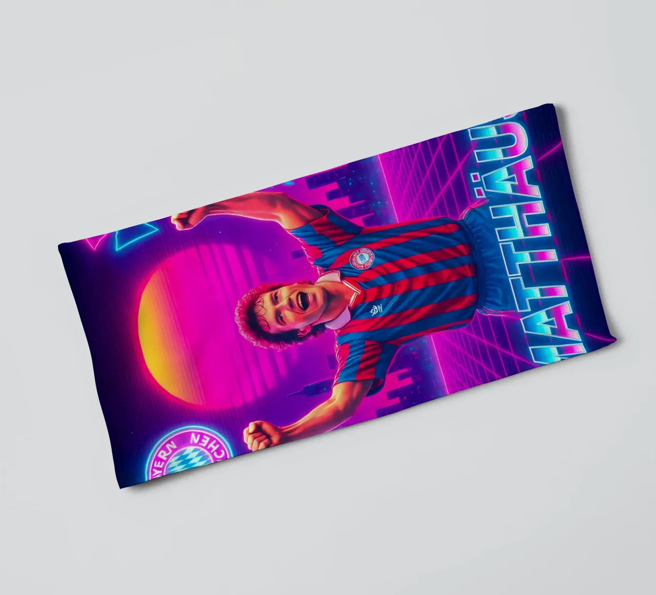 Lothar Matthäus asciugamano da bagno da Cyberpunk Canvas