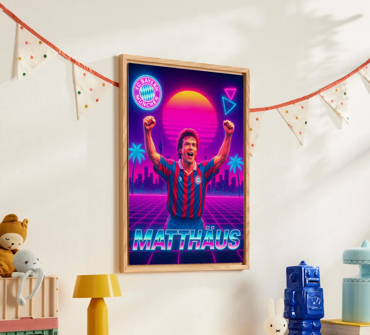 Lothar Matthäus plexiglass da Cyberpunk Canvas