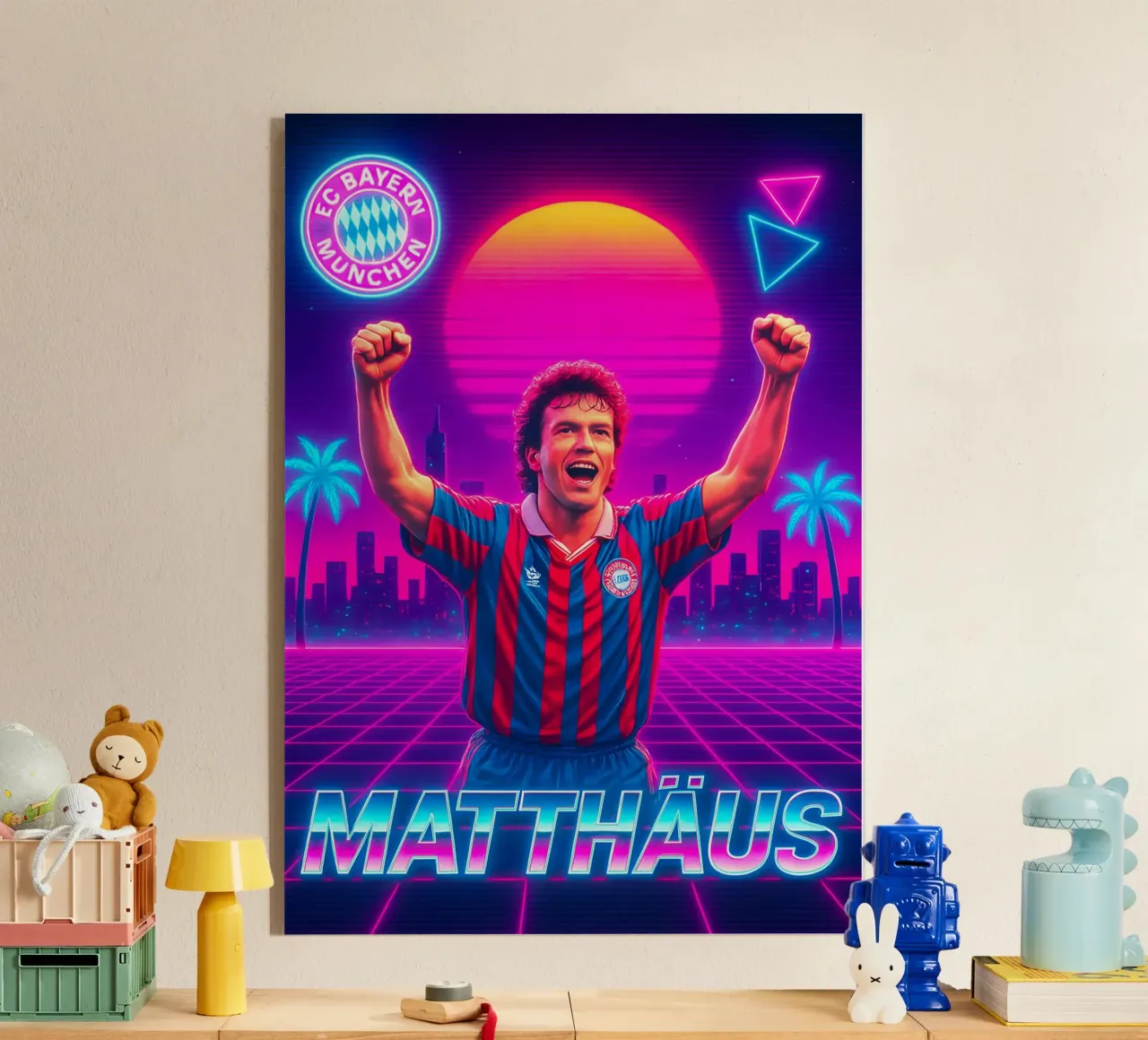 Lothar Matthäus plexiglass da Cyberpunk Canvas