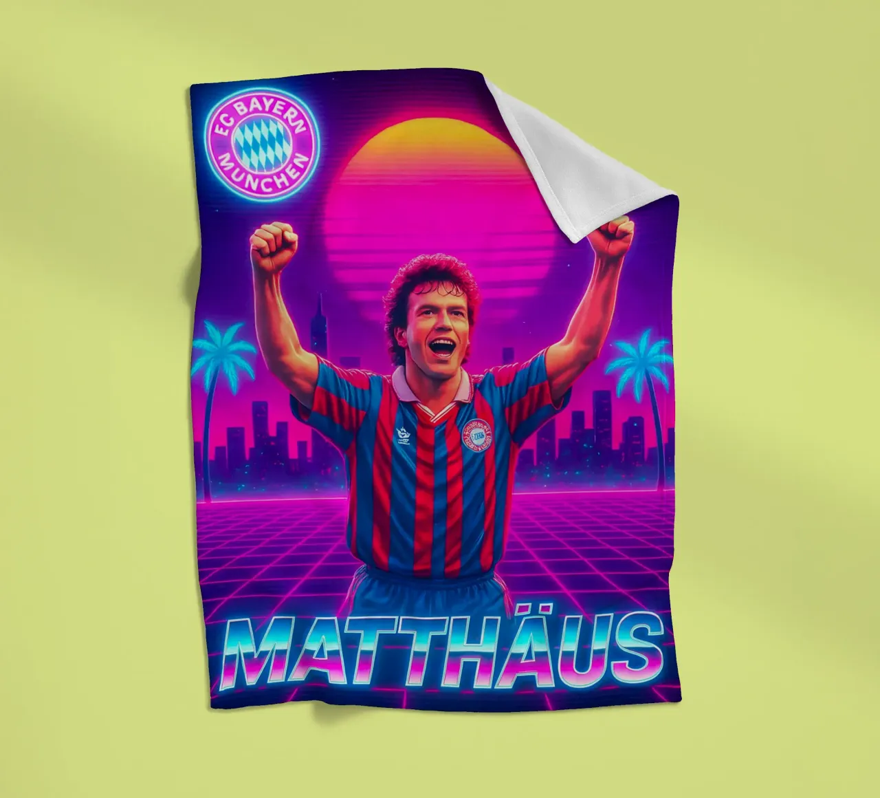 Lothar Matthäus coperta in pile da Cyberpunk Canvas