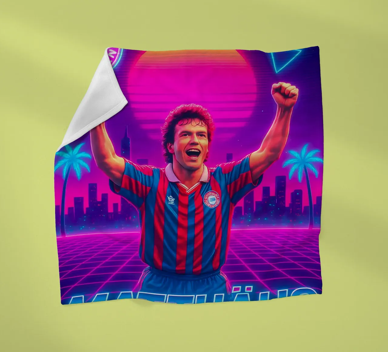 Lothar Matthäus coperta in pile da Cyberpunk Canvas