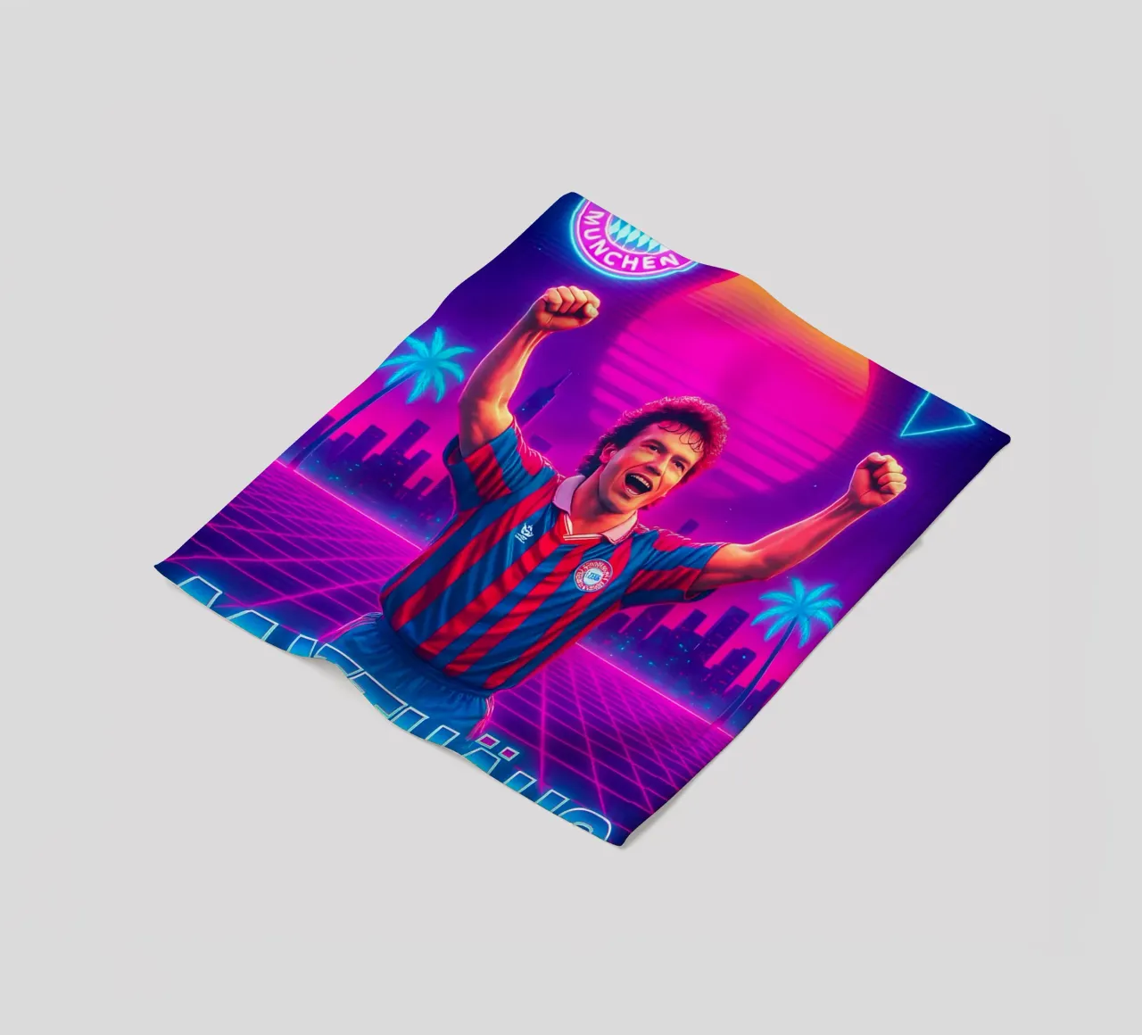 Lothar Matthäus coperta in pile da Cyberpunk Canvas