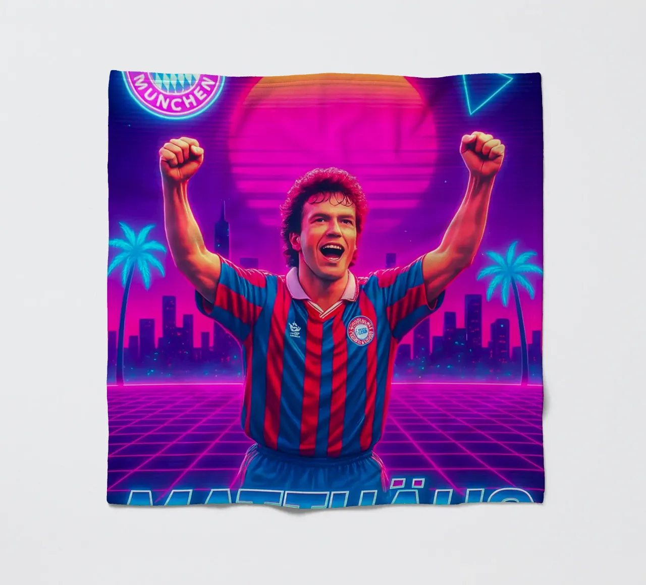 Lothar Matthäus coperta in pile da Cyberpunk Canvas