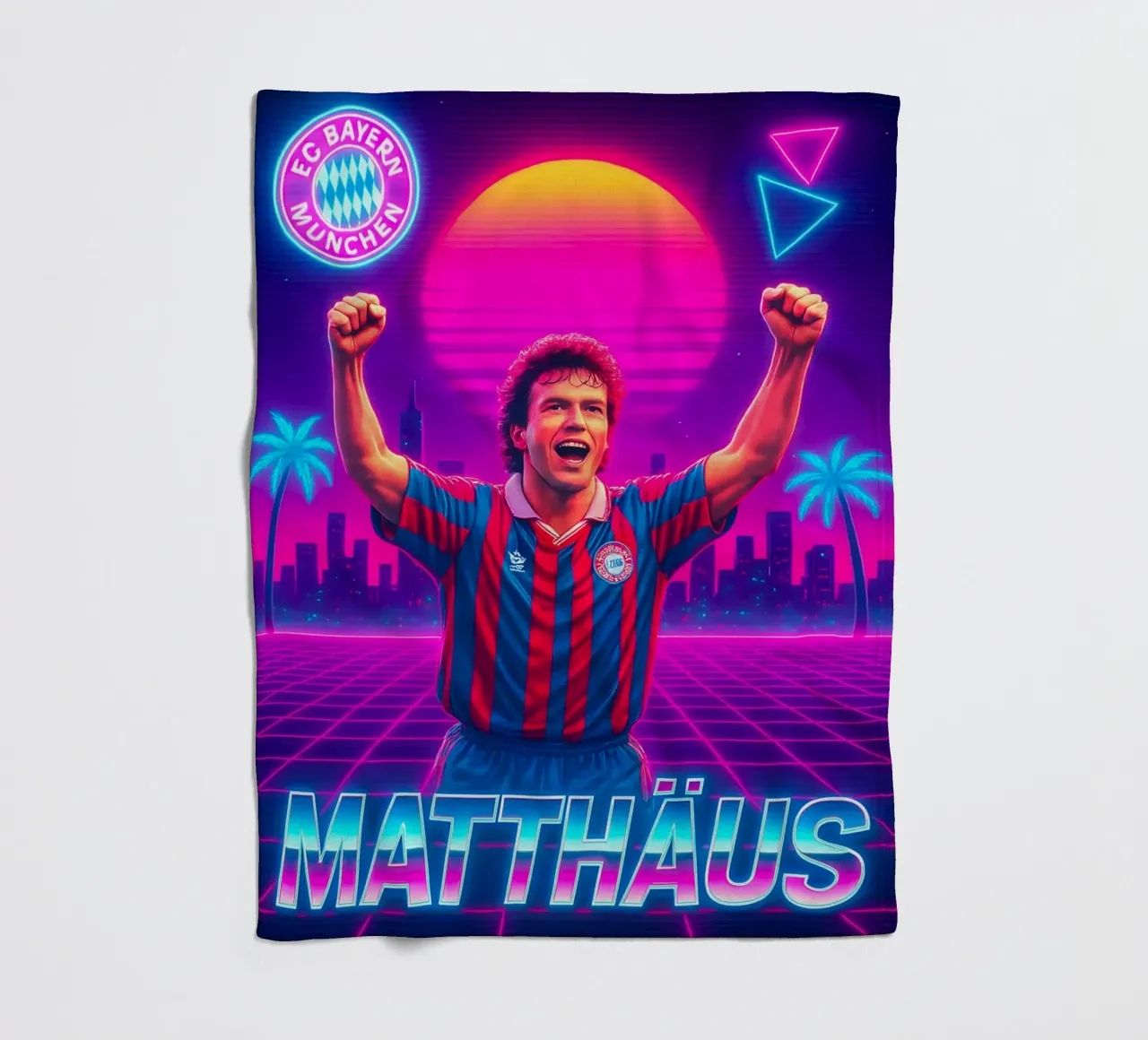Lothar Matthäus coperta in pile da Cyberpunk Canvas