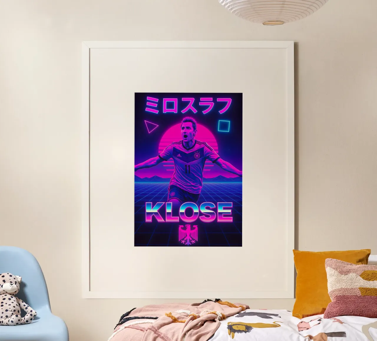 Miroslav Klose poster da Cyberpunk Canvas