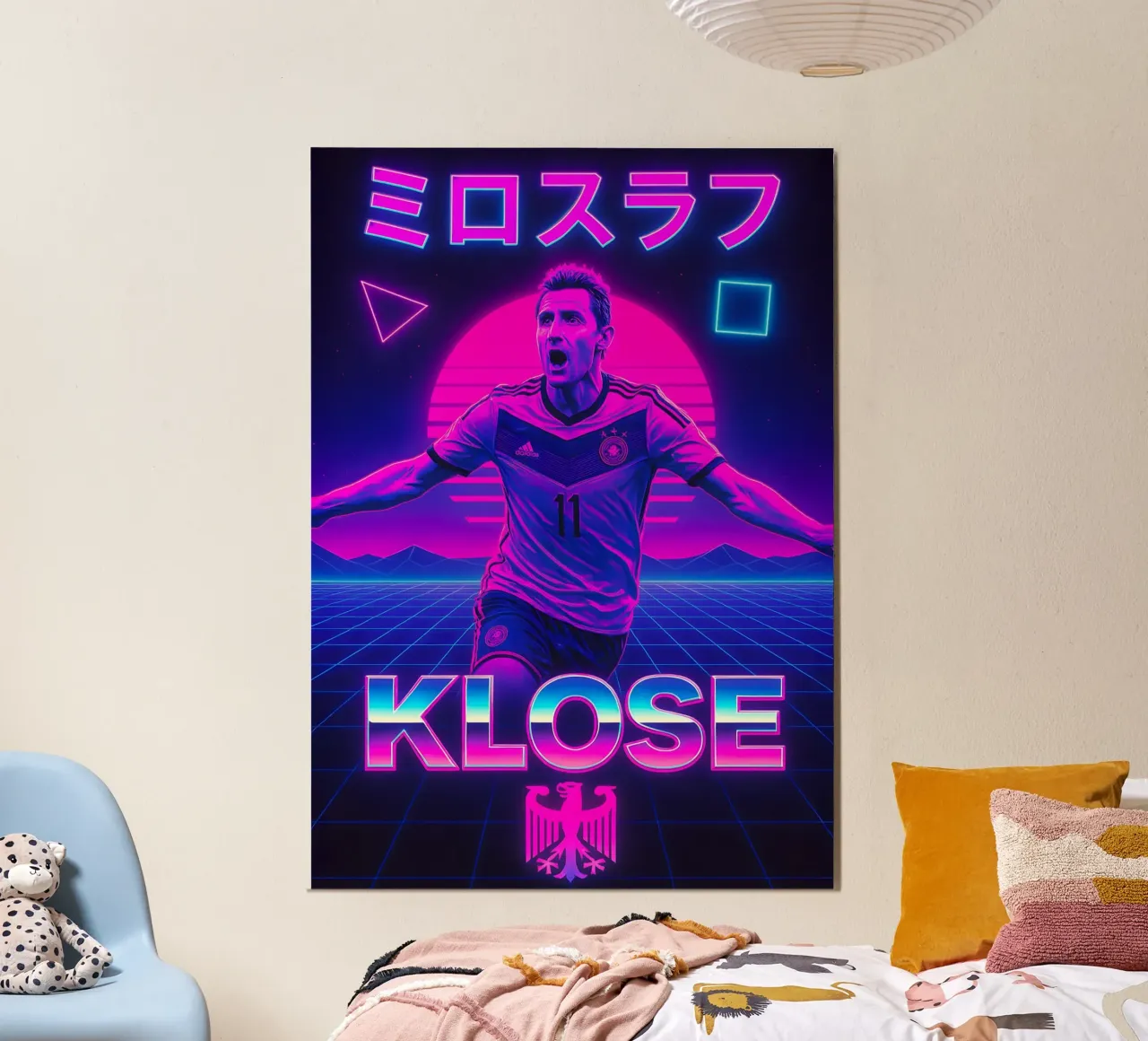 Miroslav Klose poster da Cyberpunk Canvas