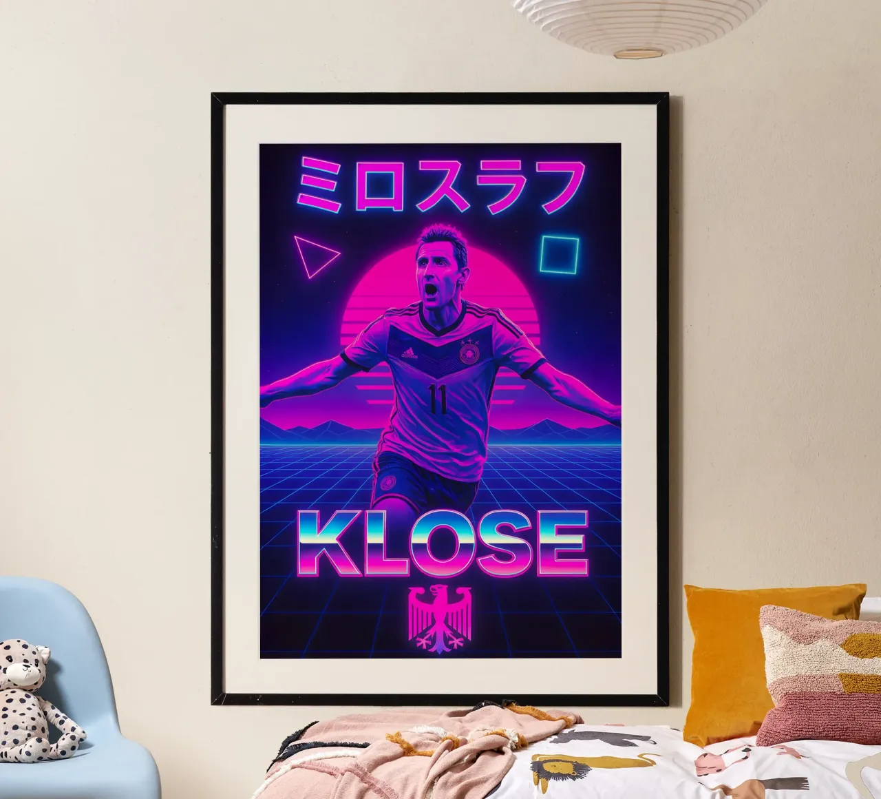 Miroslav Klose poster da Cyberpunk Canvas