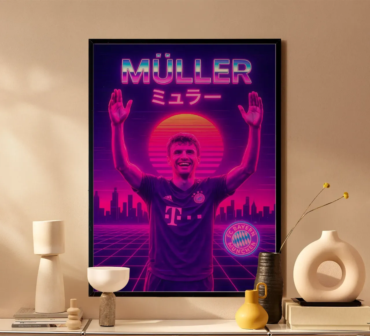 Thomas Muller poster da Cyberpunk Canvas