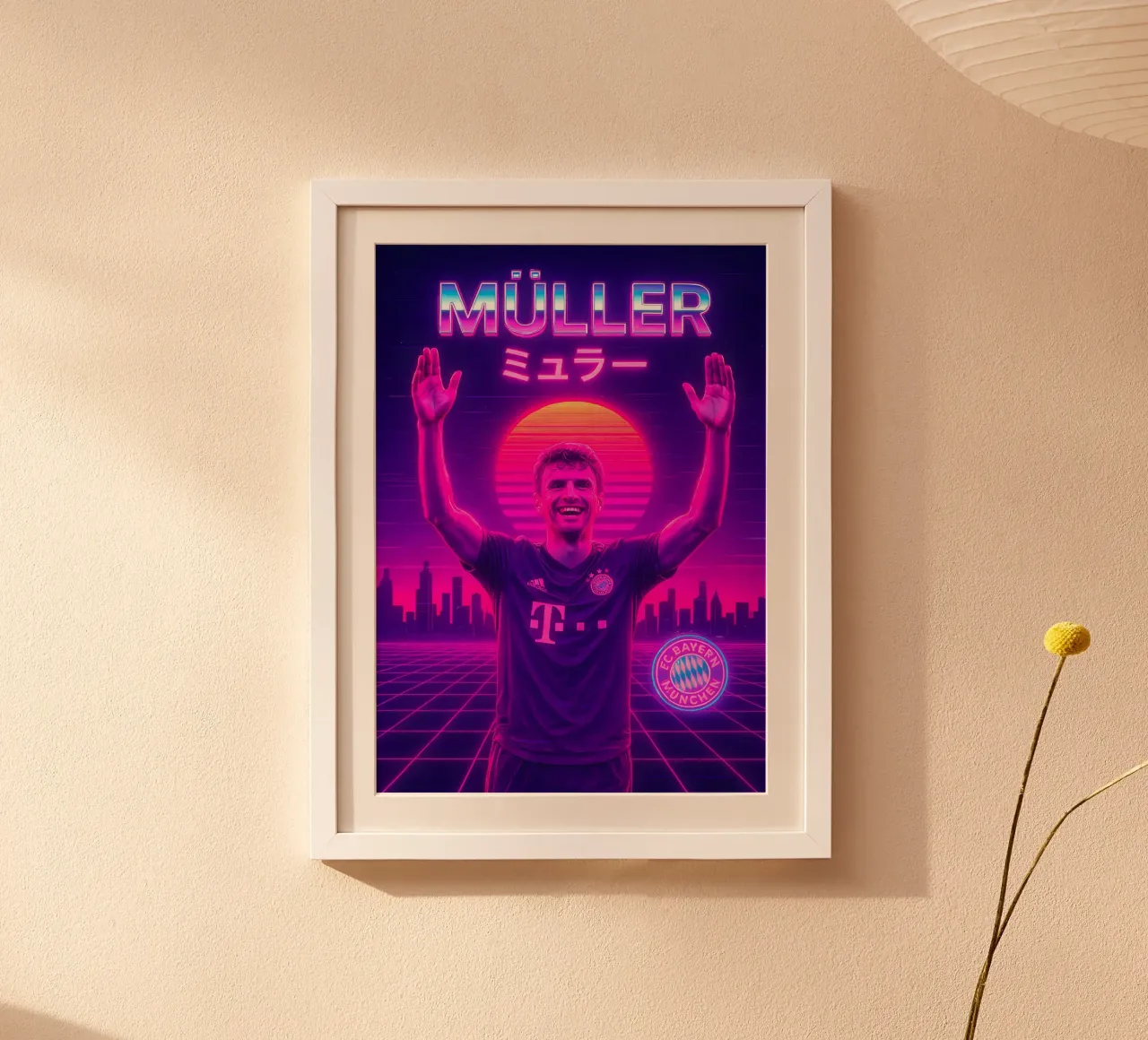 Thomas Muller poster da Cyberpunk Canvas