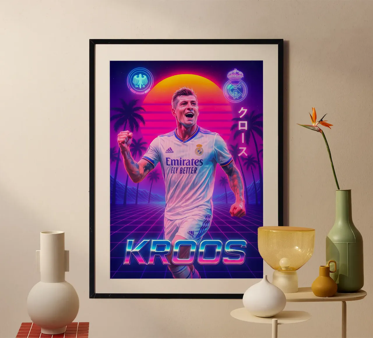 Toni Kroos poster da Cyberpunk Canvas
