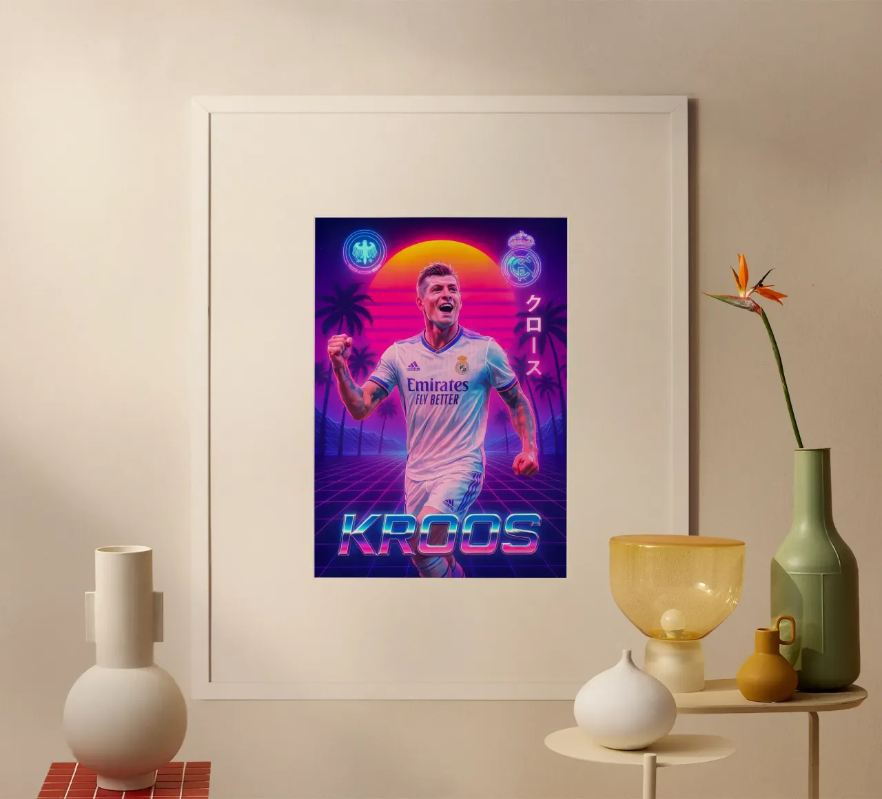 Toni Kroos poster da Cyberpunk Canvas