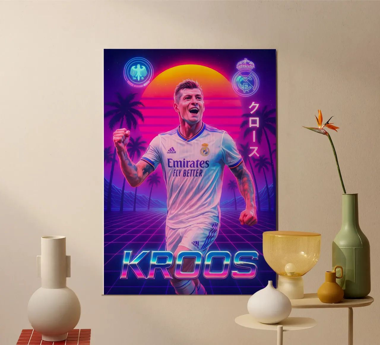 Toni Kroos poster da Cyberpunk Canvas