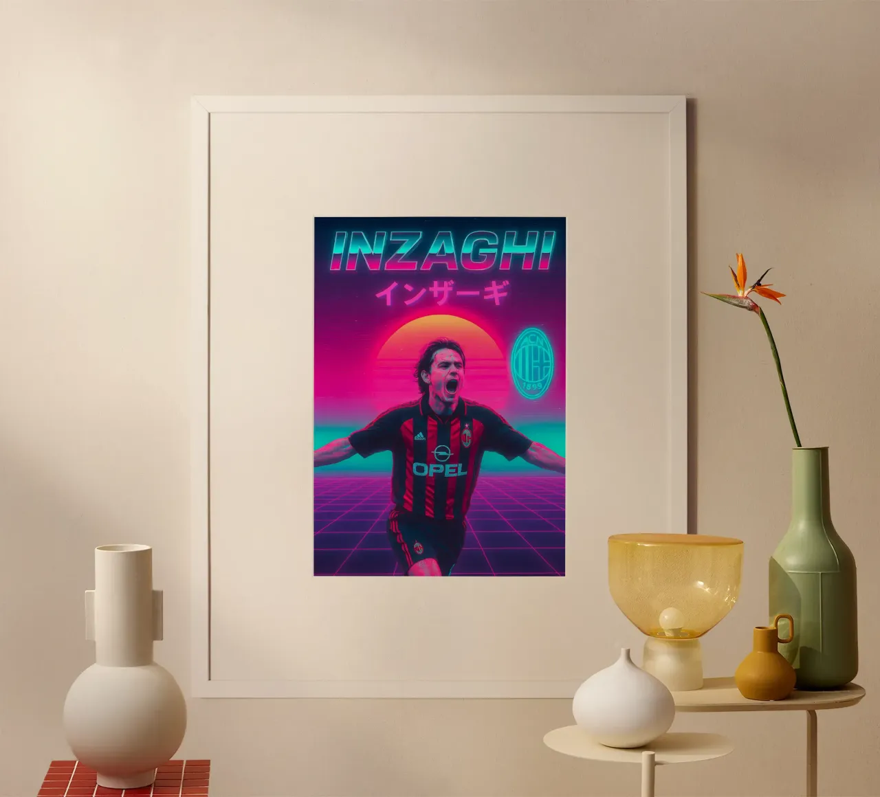 Filippo Inzaghi poster da Cyberpunk Canvas