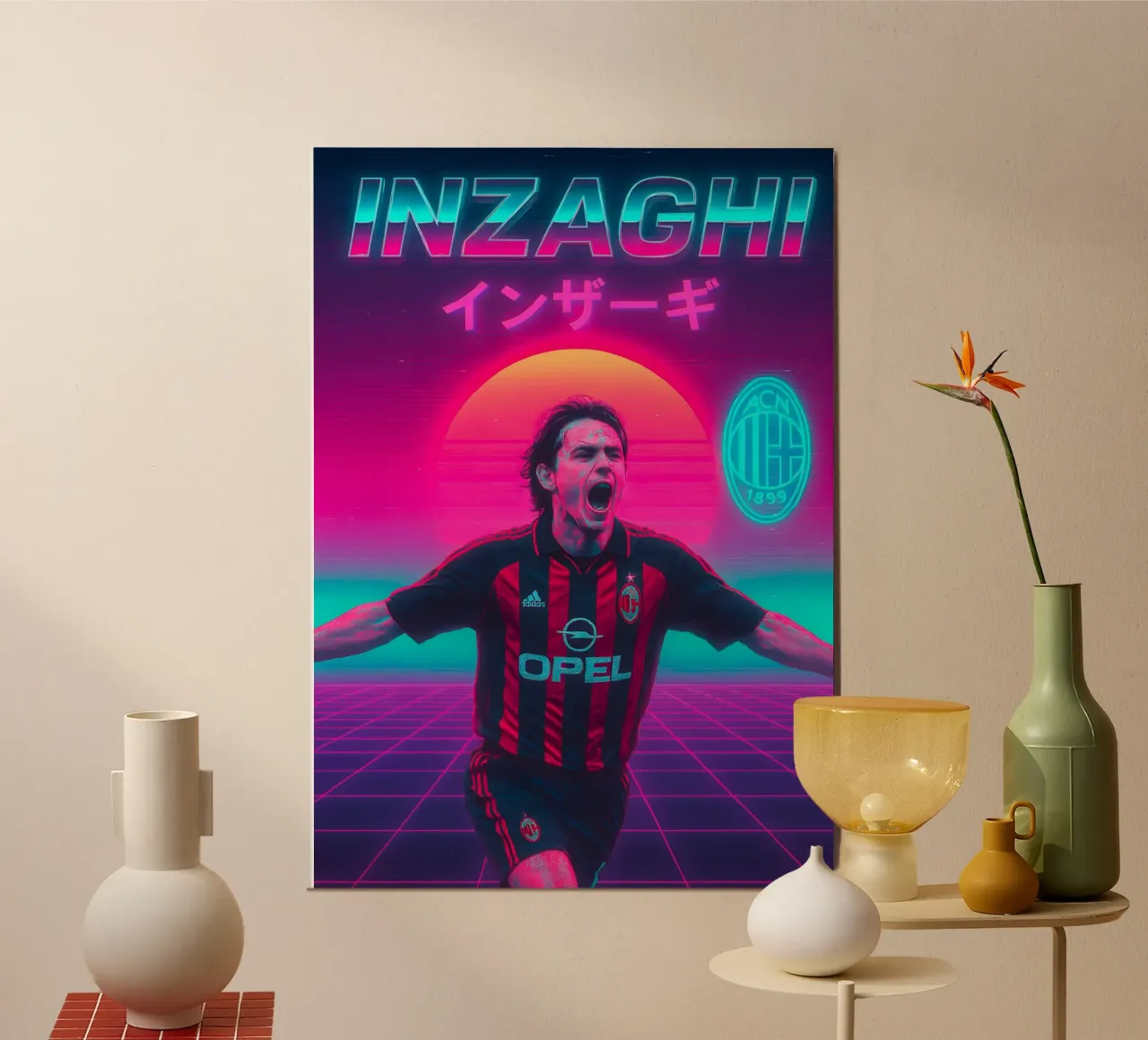 Filippo Inzaghi poster da Cyberpunk Canvas