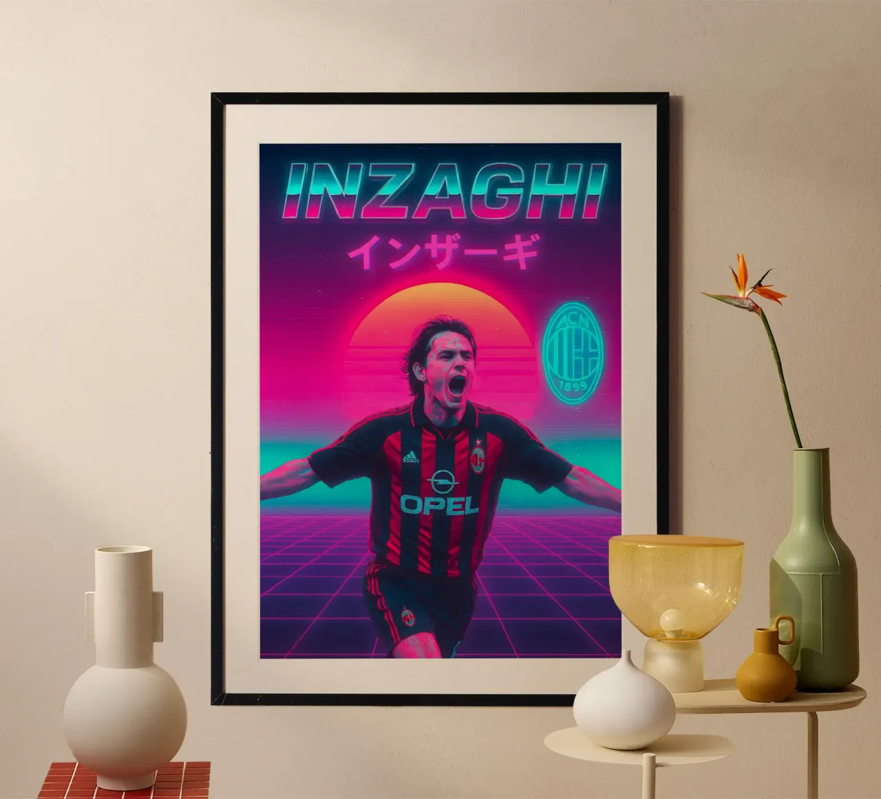 Filippo Inzaghi poster da Cyberpunk Canvas