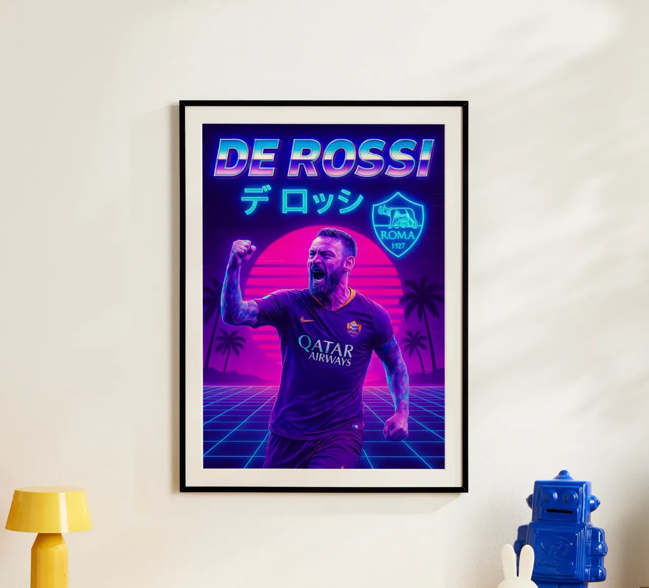 Daniele De Rossi poster da Cyberpunk Canvas