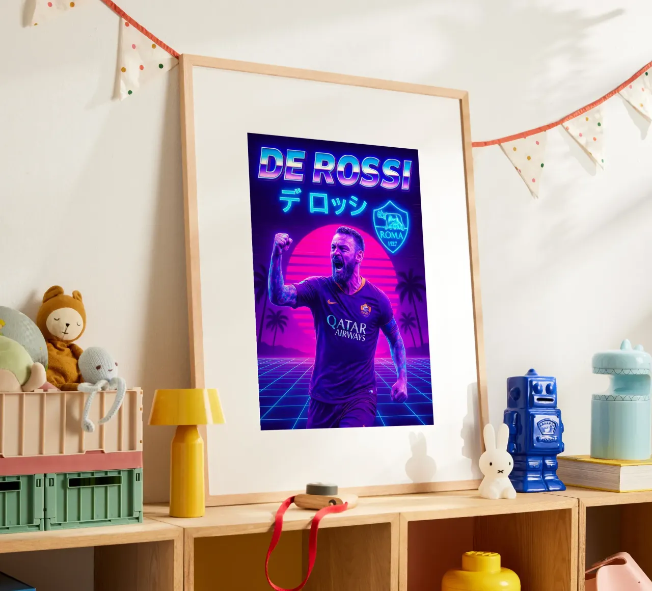Daniele De Rossi poster da Cyberpunk Canvas