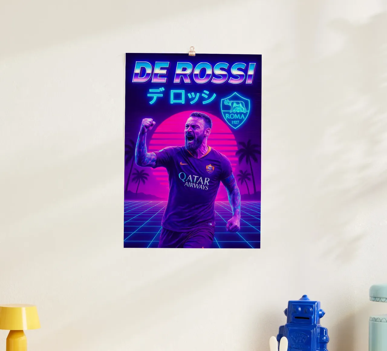 Daniele De Rossi poster da Cyberpunk Canvas