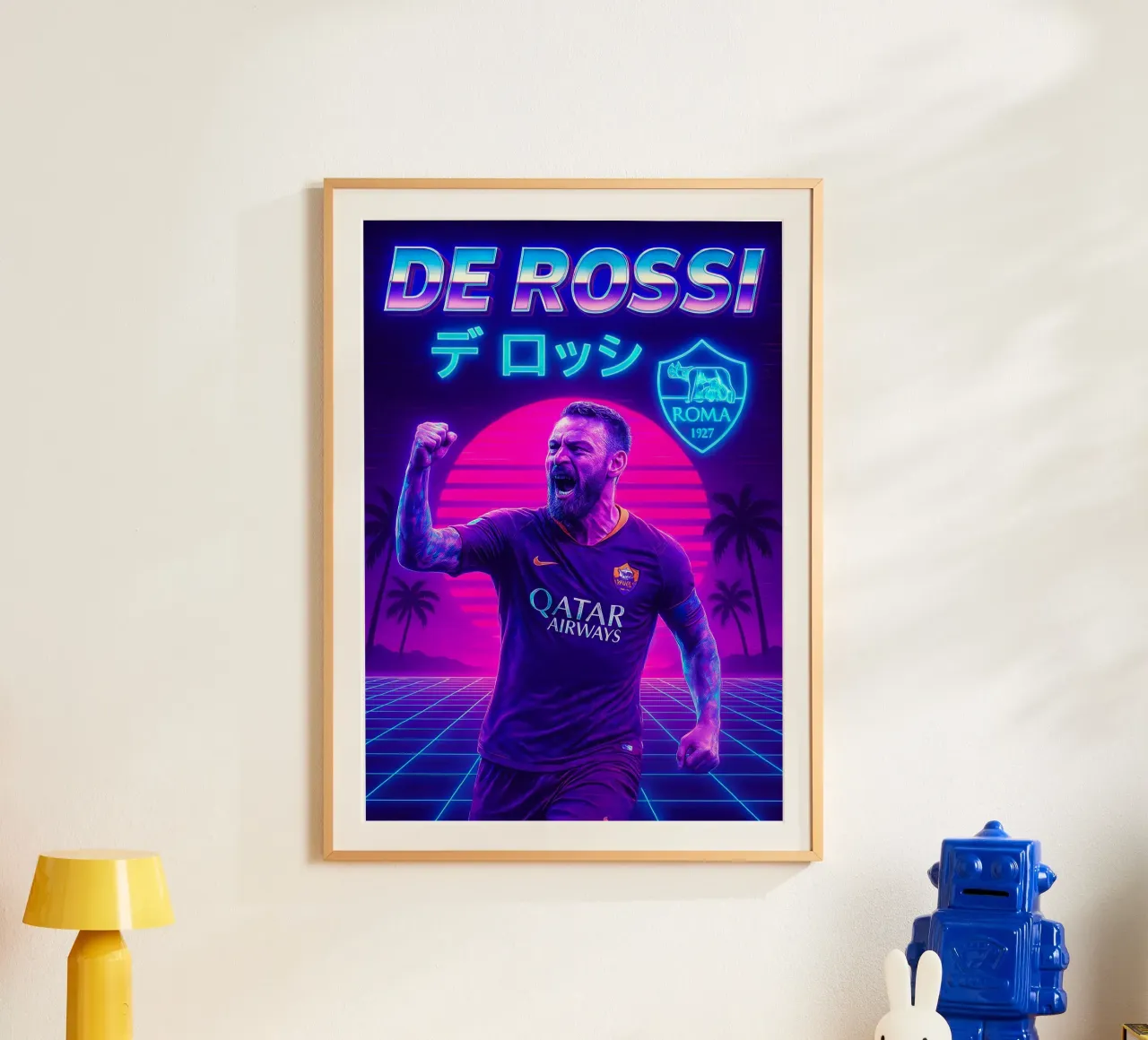 Daniele De Rossi poster da Cyberpunk Canvas