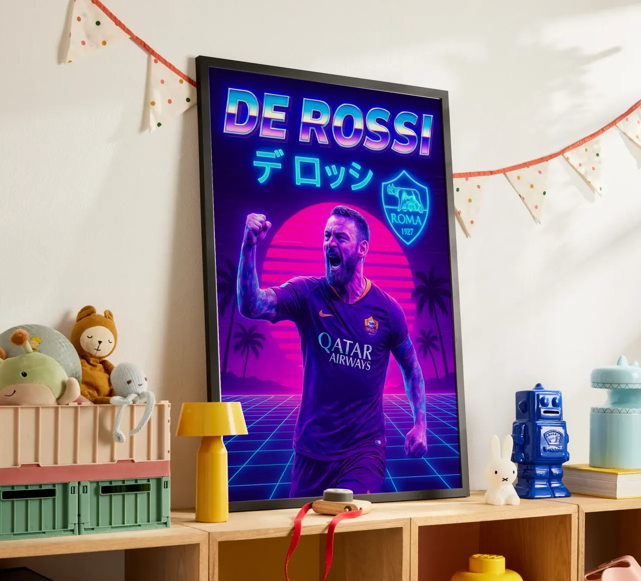 Daniele De Rossi poster da Cyberpunk Canvas