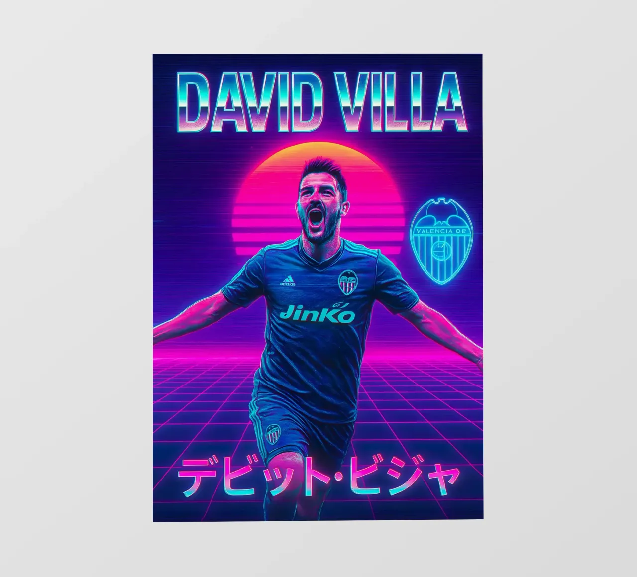 David Villa telo in pvc da Cyberpunk Canvas