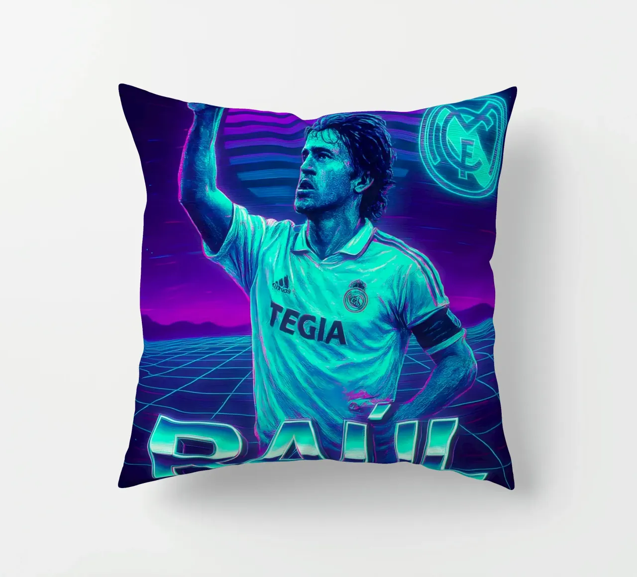 Raul Gonzalez cuscino da Cyberpunk Canvas