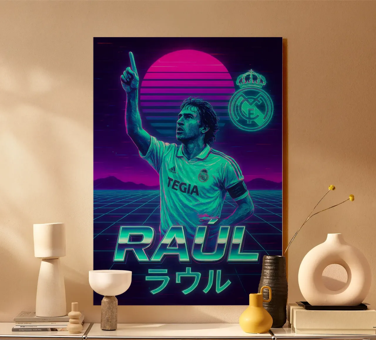 Raul Gonzalez alluminio dibond da Cyberpunk Canvas
