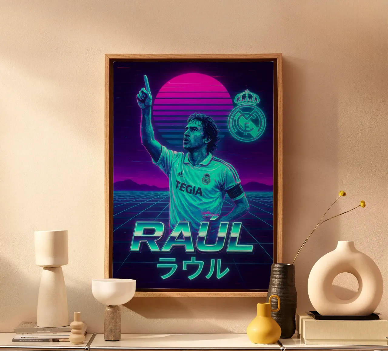 Raul Gonzalez tela con Cornice a cassetta da Cyberpunk Canvas