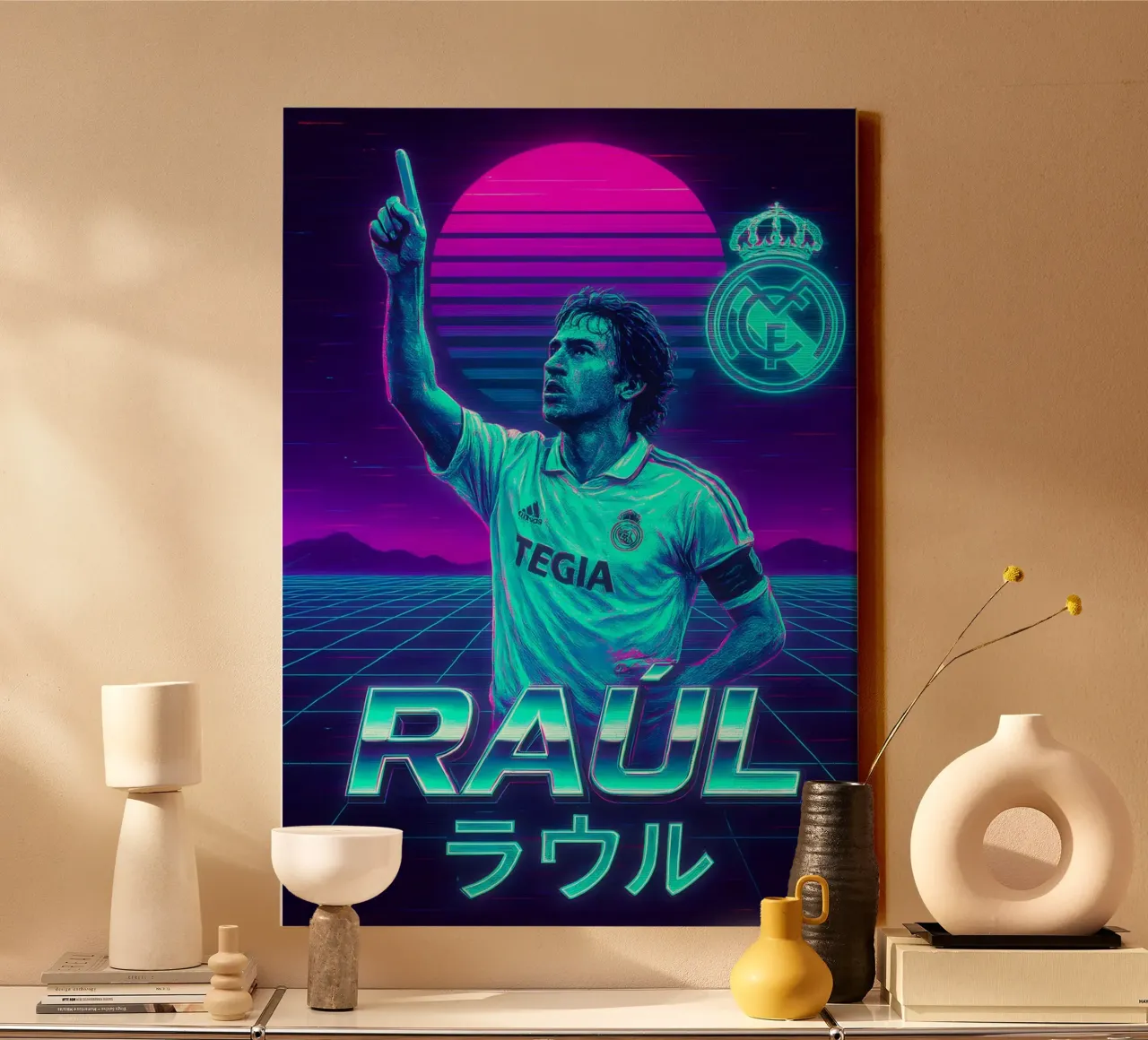 Raul Gonzalez tela con Cornice a cassetta da Cyberpunk Canvas