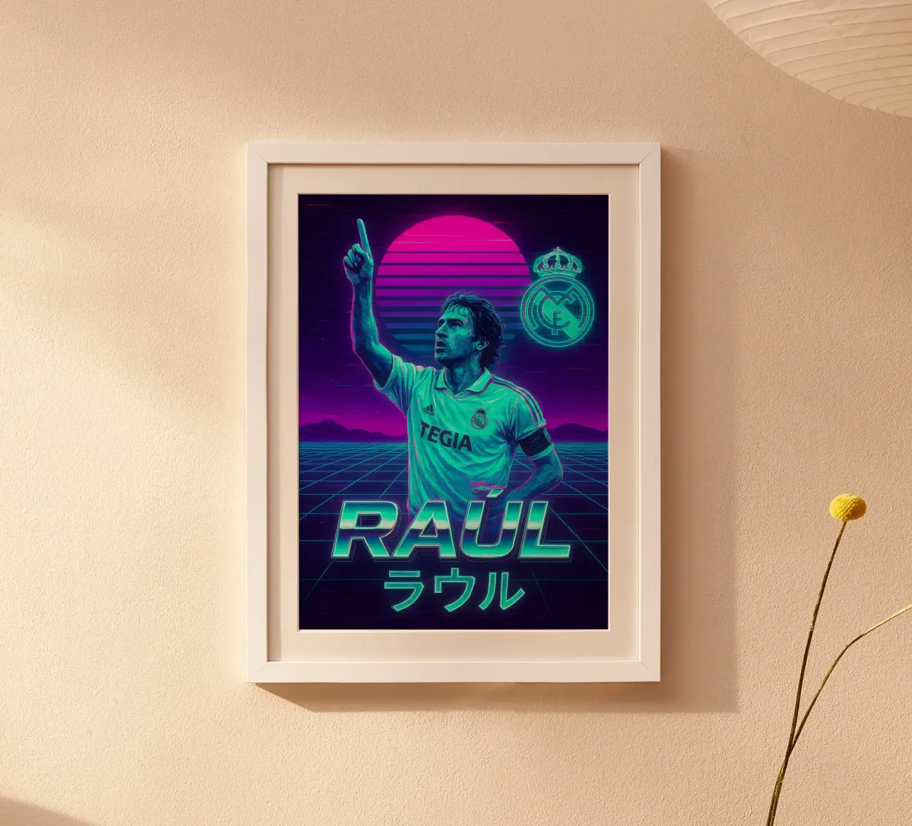 Raul Gonzalez poster con telaio in plastica da Cyberpunk Canvas