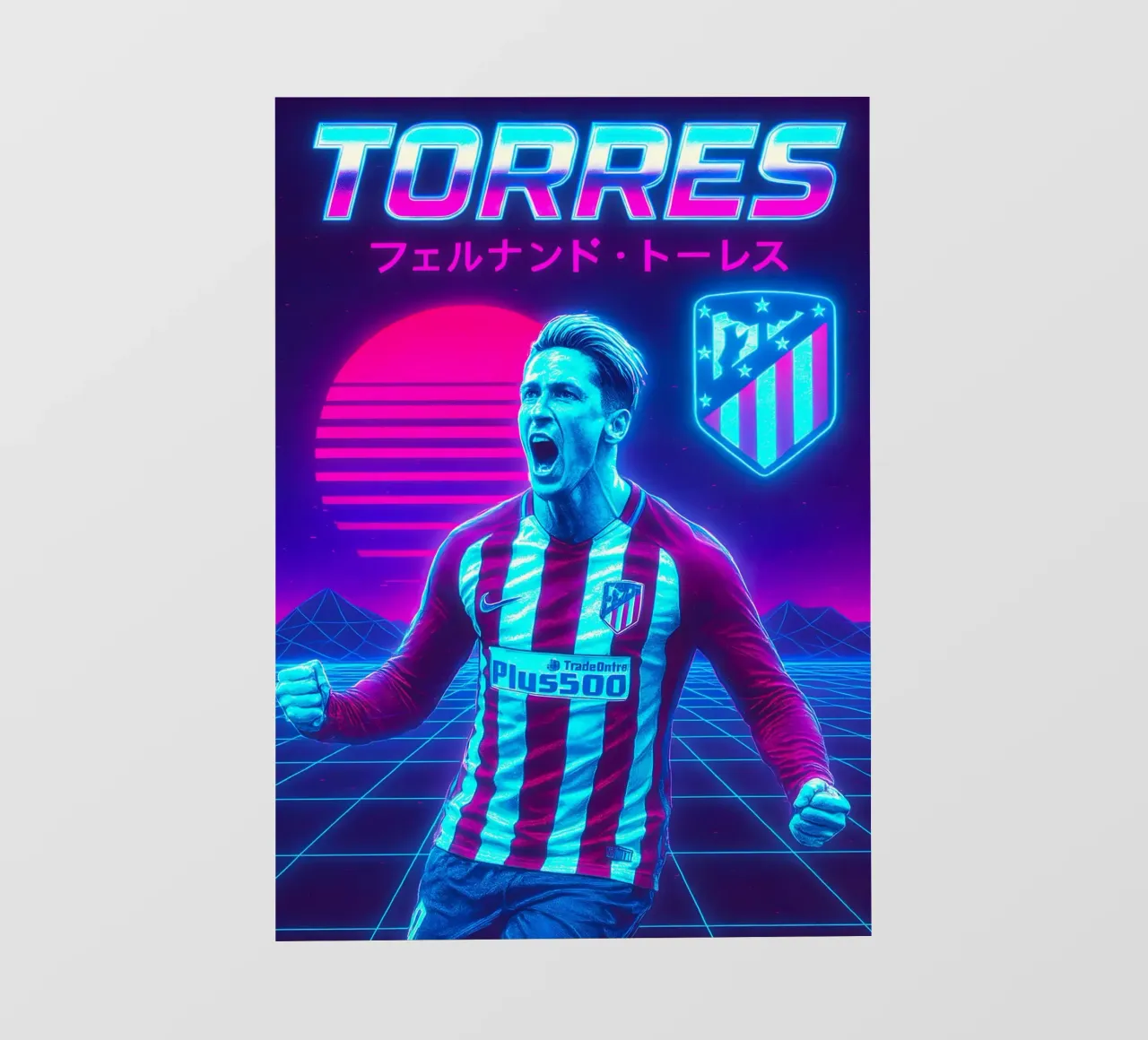 Fernando Torres pellicola backlit da Cyberpunk Canvas