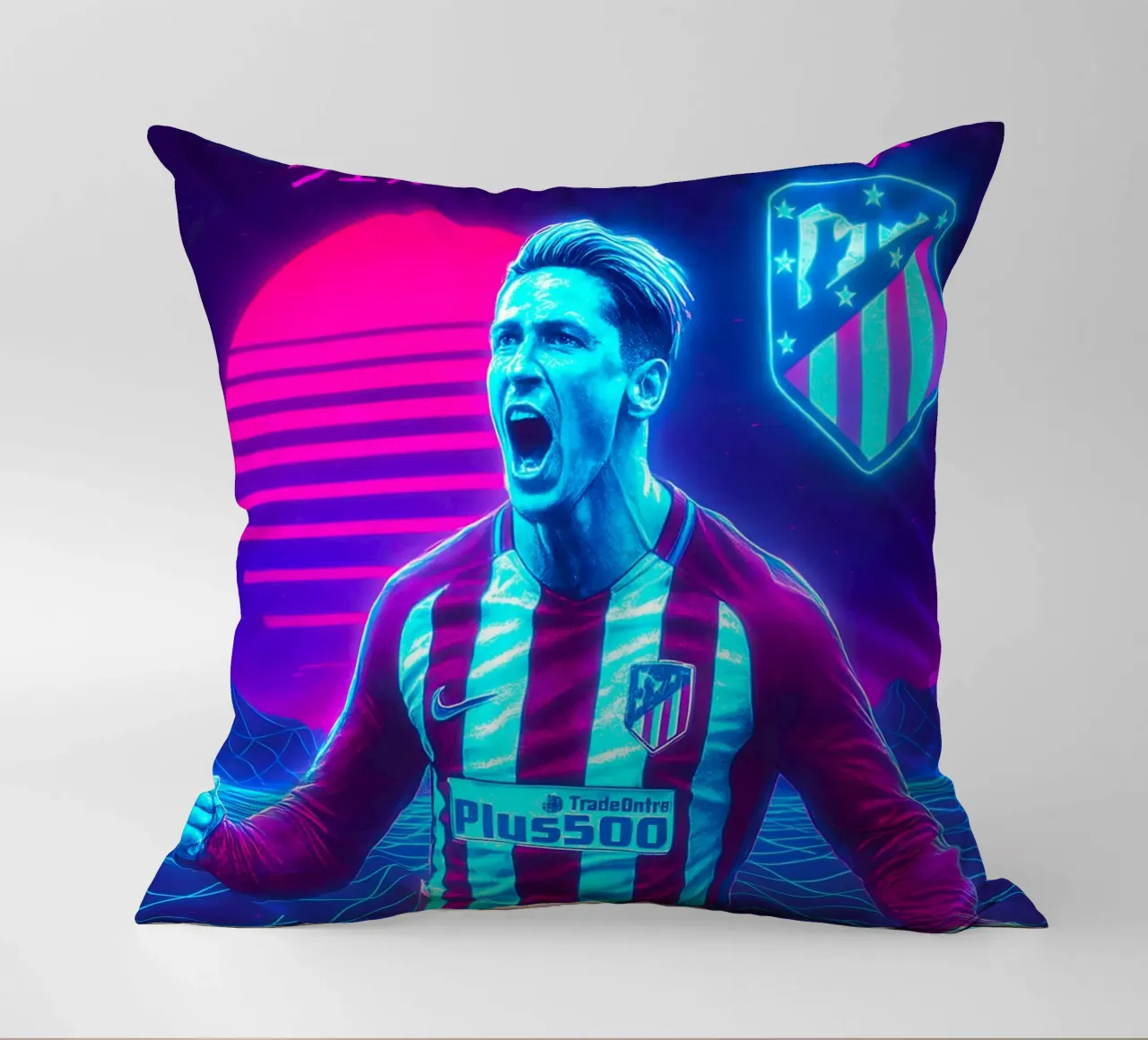 Fernando Torres cuscino da Cyberpunk Canvas