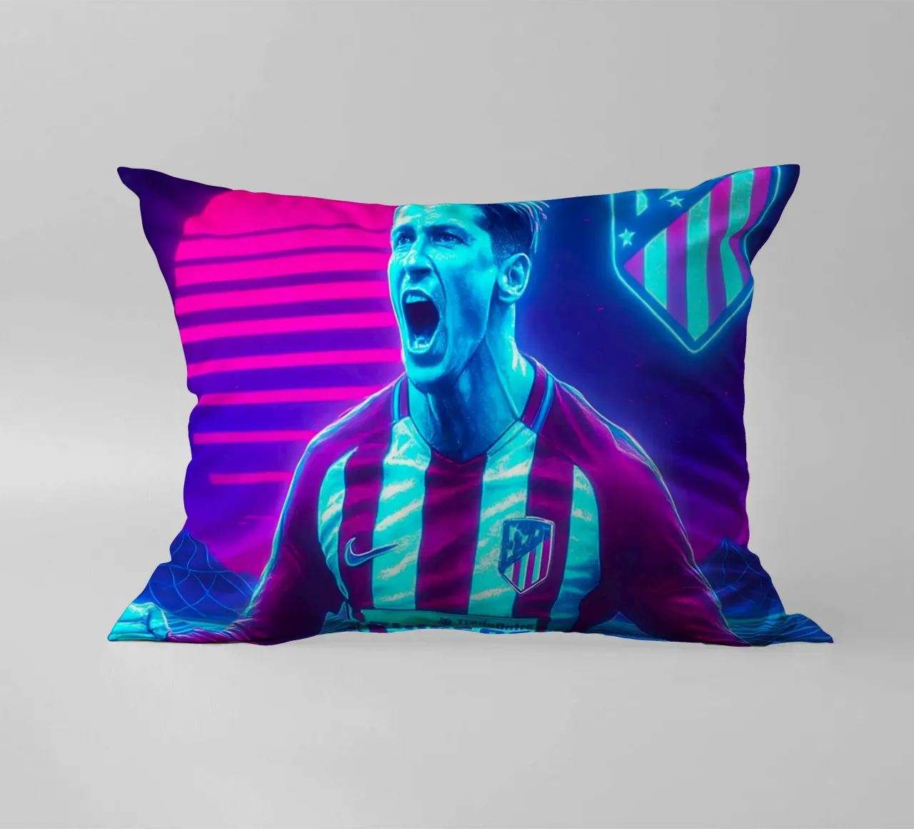 Fernando Torres cuscino da Cyberpunk Canvas