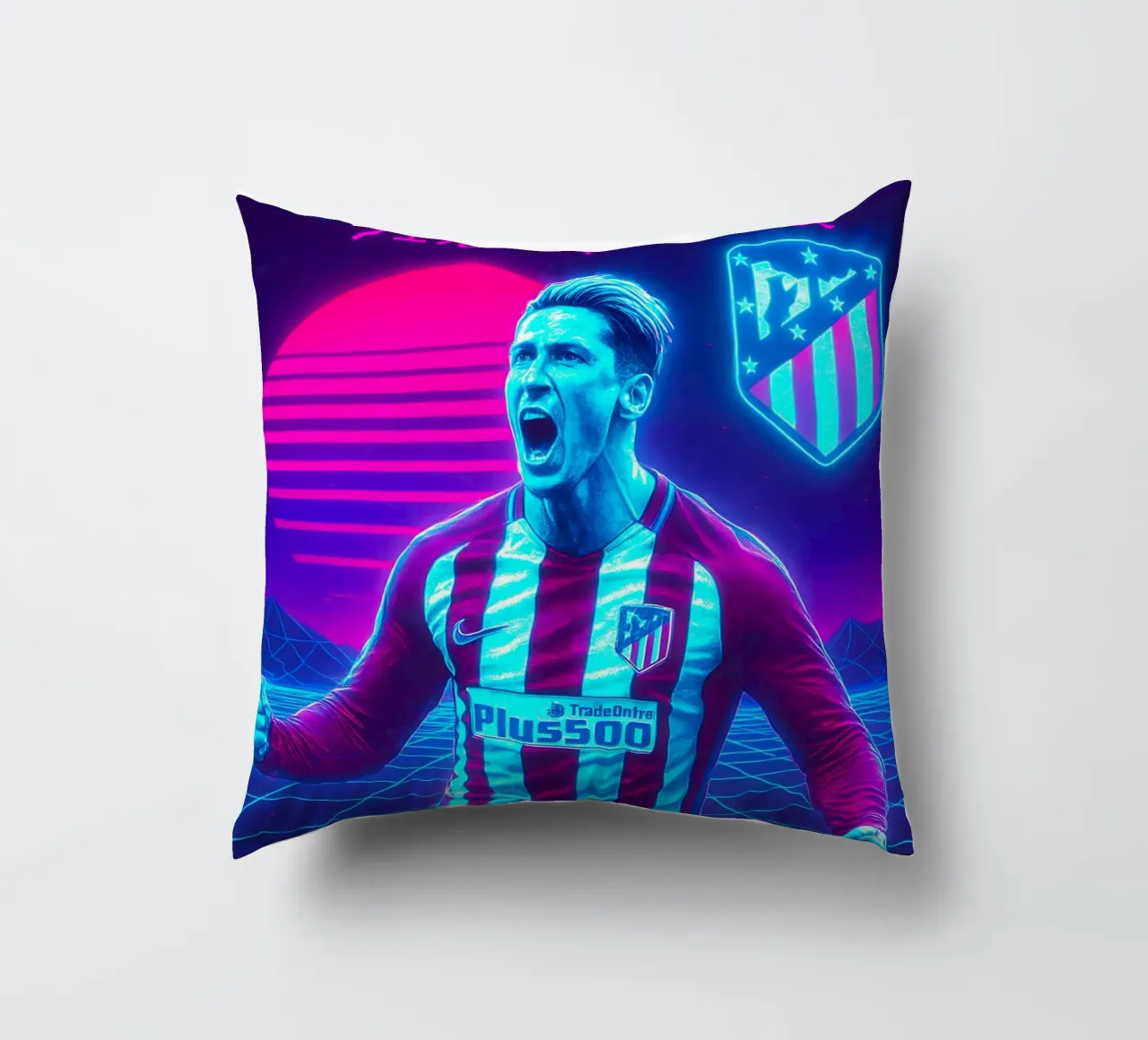 Fernando Torres cuscino da Cyberpunk Canvas