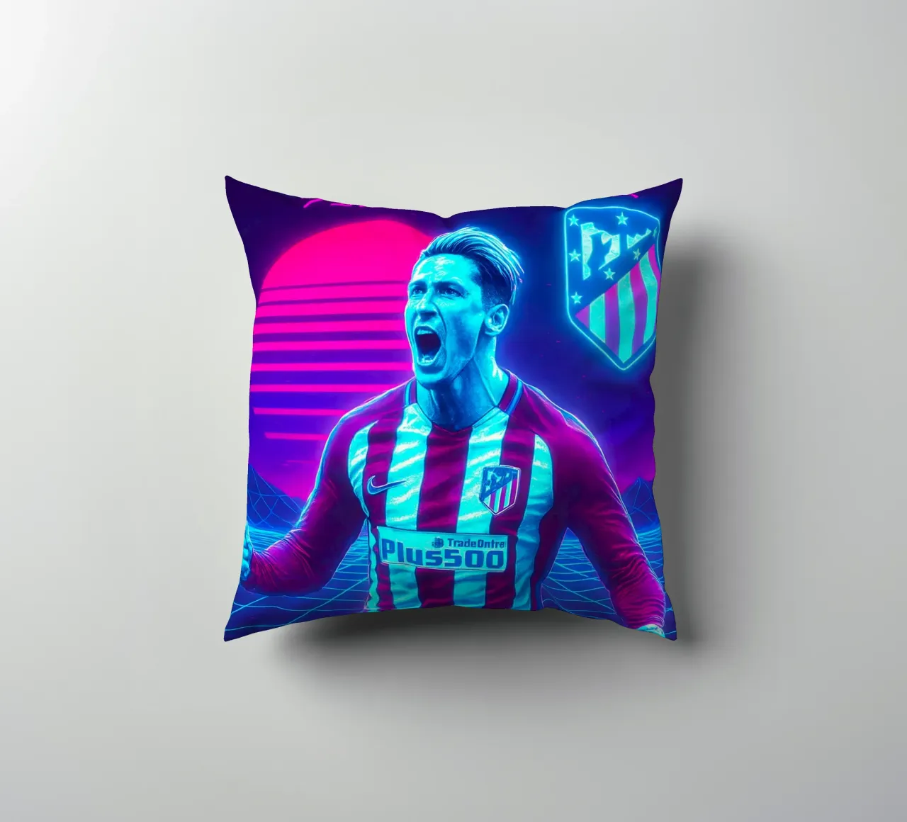 Fernando Torres cuscino da Cyberpunk Canvas
