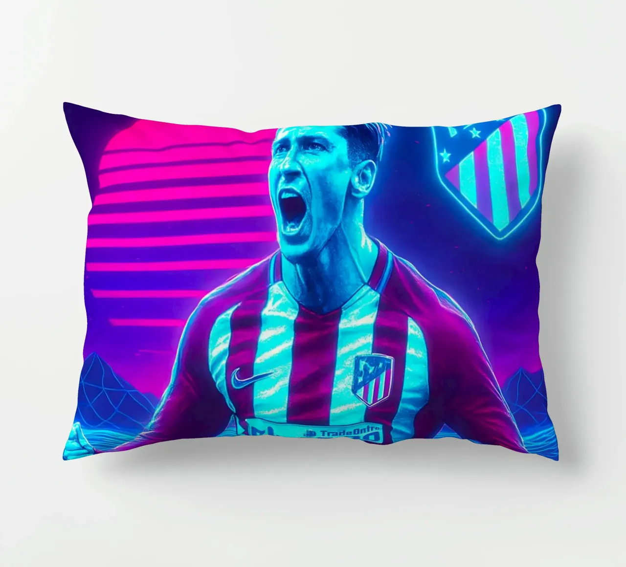 Fernando Torres cuscino da Cyberpunk Canvas