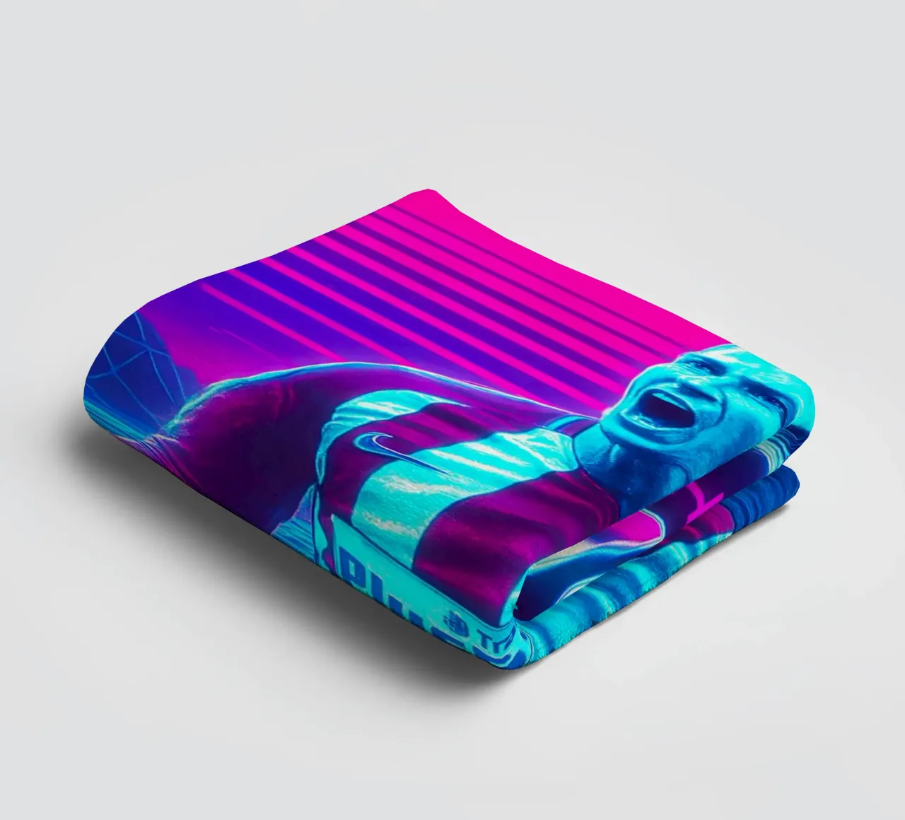 Fernando Torres asciugamano da bagno da Cyberpunk Canvas